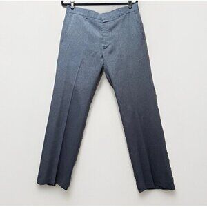 Vintage Levi's Action Slacks Sta-Prest Blue 34x31 70s 80s Flat Front Dress Pants
